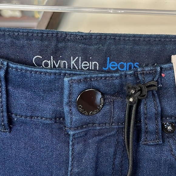 Brand New Calvin Klein Jeans Ultimate Skinny Dark Rinse Soft Stretch Adjustable - Picture 8 of 16